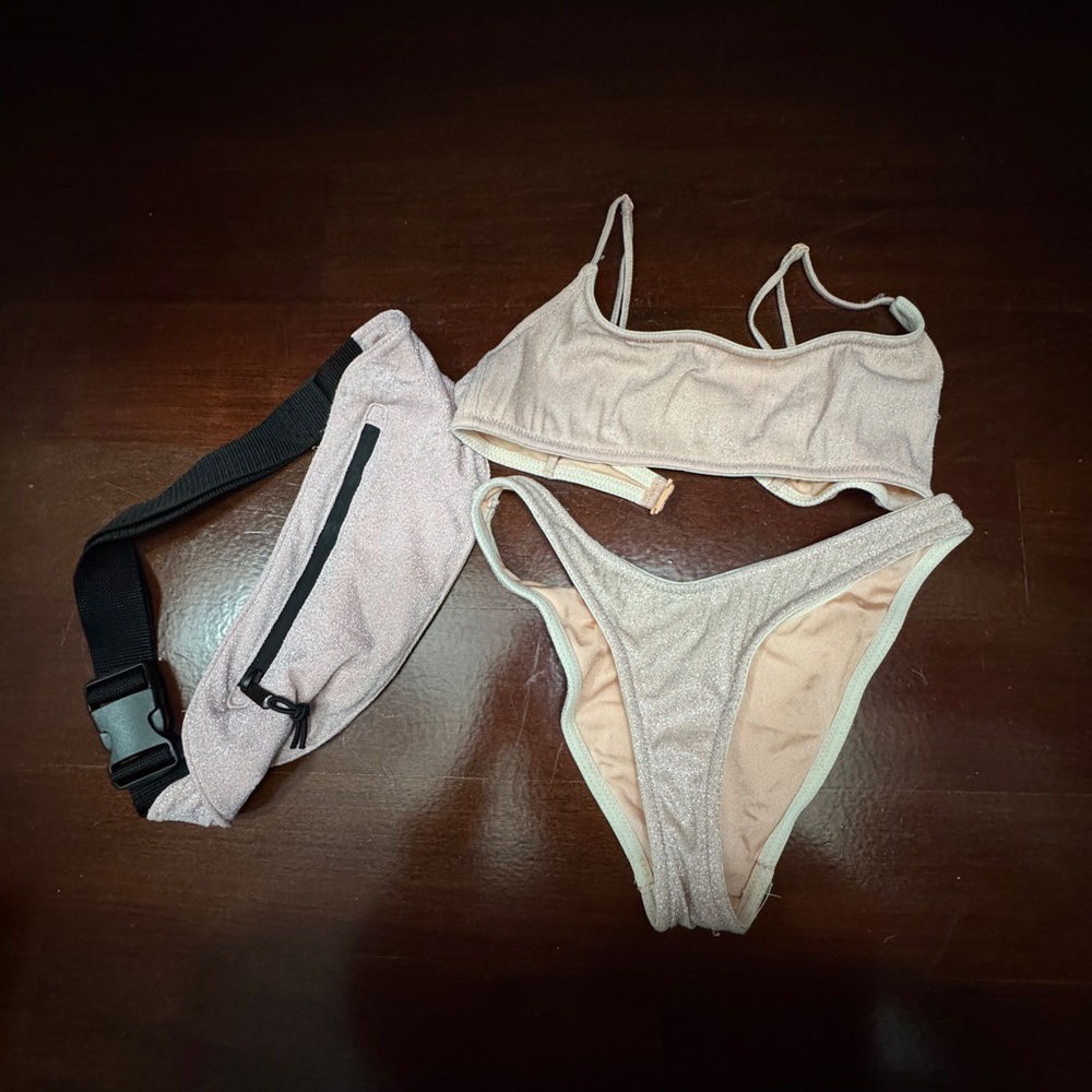 Triangl Swimwear Pink Bikini Set